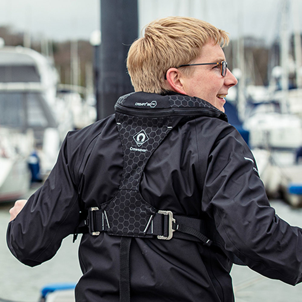 Crewsaver Crewfit+ 180N Pro Auto Life Jacket w/ Harness, Light & Hood