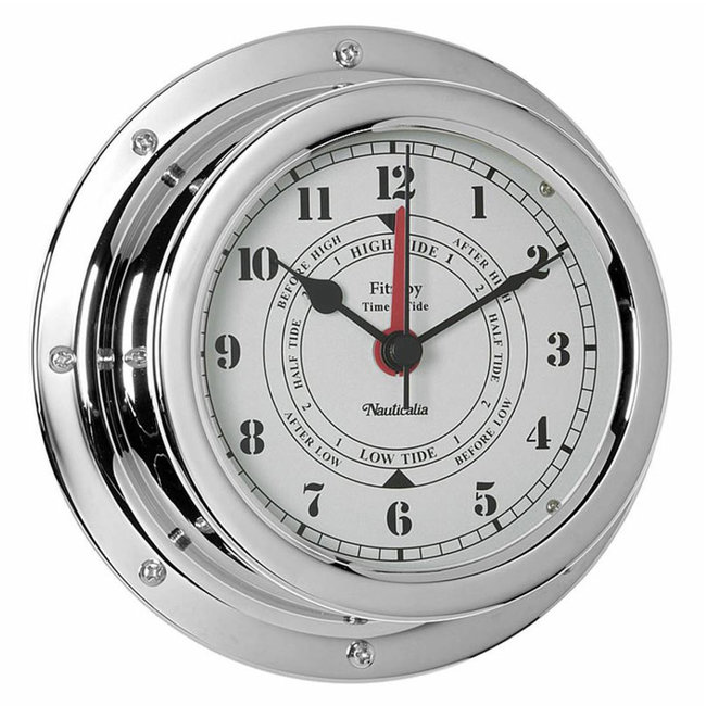 Nauticalia Fitzroy Tarnish-free QuickFix Chrome Tide Clock