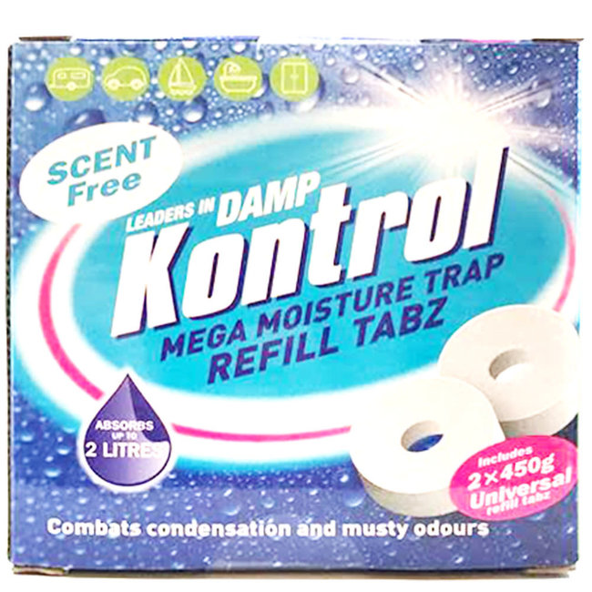 Kontrol Krystals Refill Tablets for Mega Moisture Trap