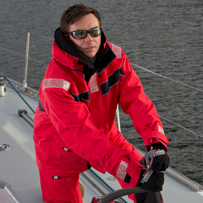 Maindeck Coastal Sailing Suit Red Pirates Cave Chandlery