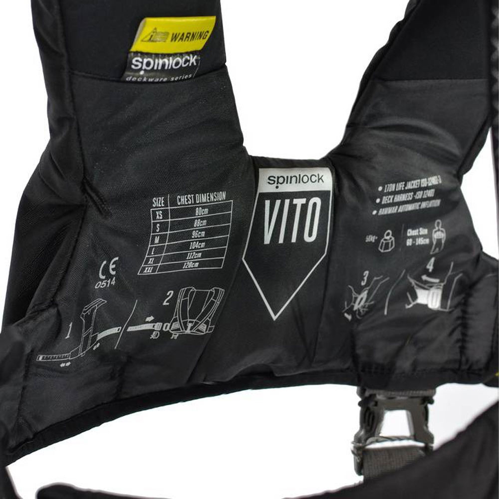 Spinlock Deckvest VITO 275N Offshore Hammar Life Jacket Pirates Cave