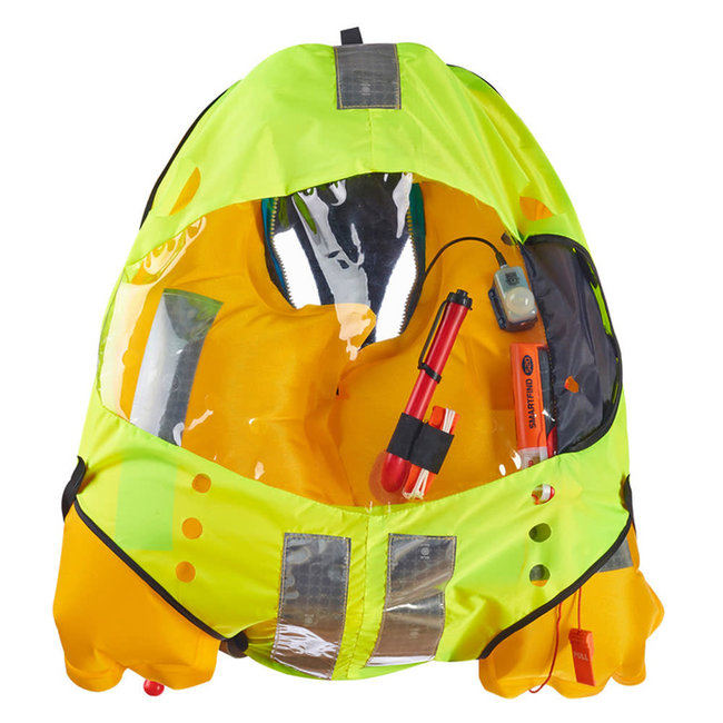 Crewsaver Crewfit+ 180N Pro Auto Life Jacket w/ Harness, Light & Hood