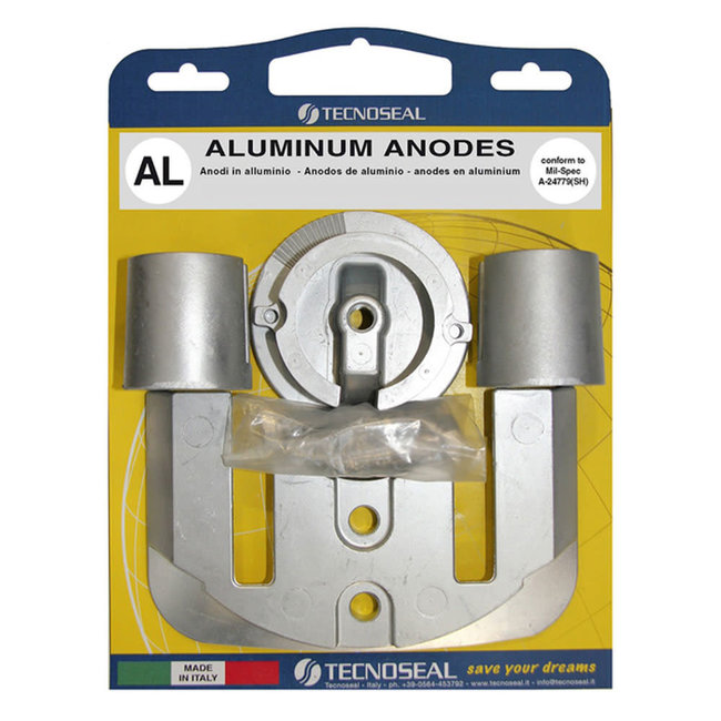 Tecnoseal Aluminium Bravo One Engine Anode Kit