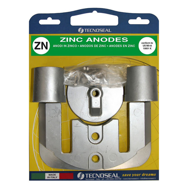 Tecnoseal Zinc Mercury Bravo 2 & 3 Engine Anode Kit