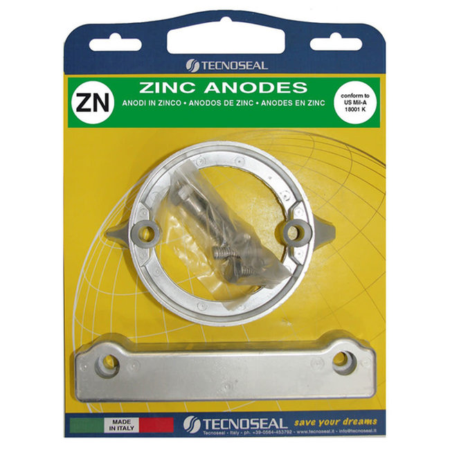 Tecnoseal Zinc Volvo 280 Duo-Prop Engine Anode Kit