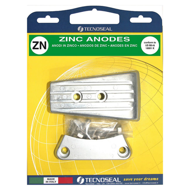 Tecnoseal Zinc Volvo DPH/DPR Drive Engine Anode Kit