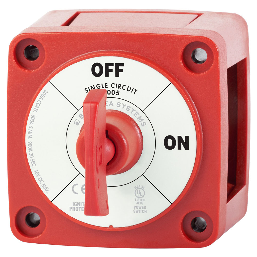Blue Sea MSeries Single Circuit Switch Battery Mini ON/OFF With Key