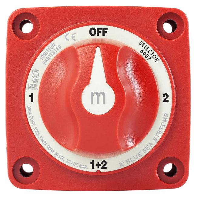 Blue Sea M-Series 4 Position Battery Isolator Switch