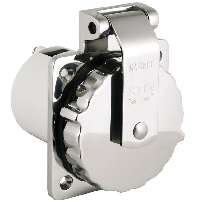 Marinco Stainless Steel 16/32A EasyLock Inlet