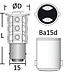 BAY15D LED Bulb 12V 3.6W 264 Lumen