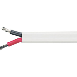 2 Core Tinned Flat Marine Cable White