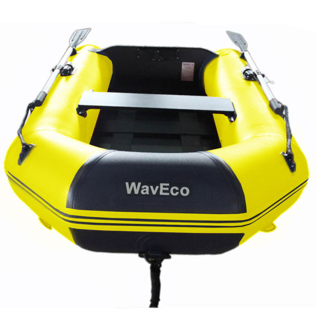 WavEco 2.5m Slatted Floor Ultra Solid Transom Inflatable Dinghy Yellow