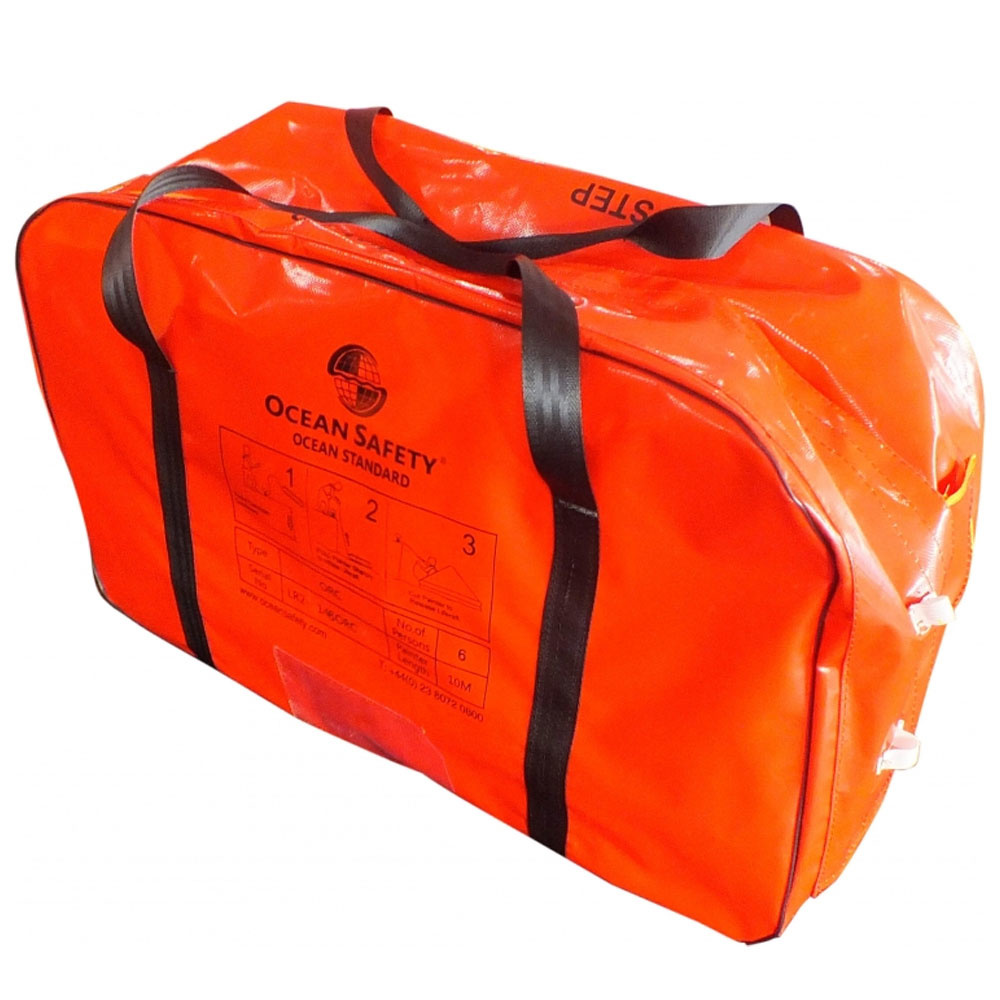 Ocean Safety 6 Man Ocean Standard Life Raft Pirates Cave Chandlery