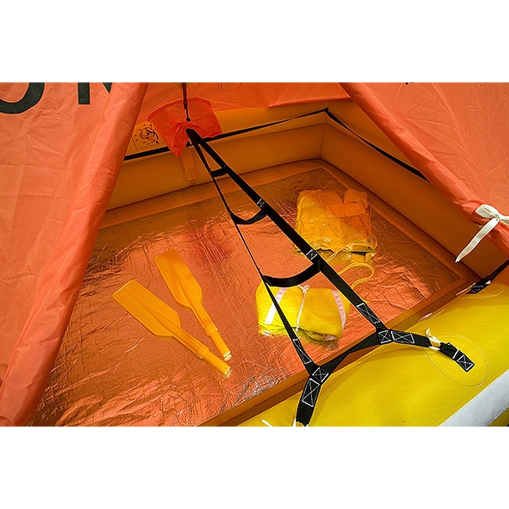 Ocean Safety 6 Man Under 24hr ISO 9650-1 Ocean Life Raft - Pirates Cave