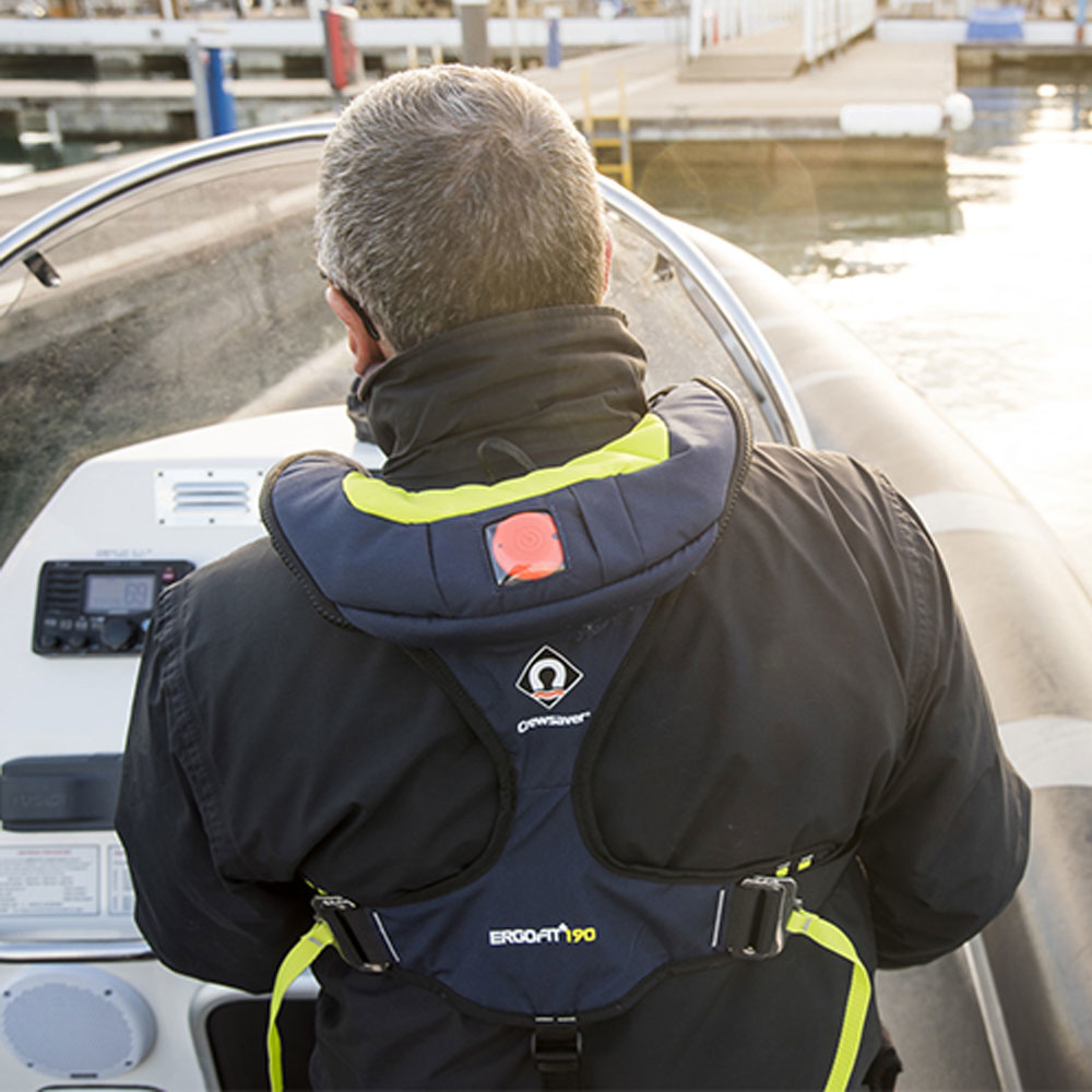 Crewsaver ErgoFit+ 190N Automatic Life Jacket with Harness, Light