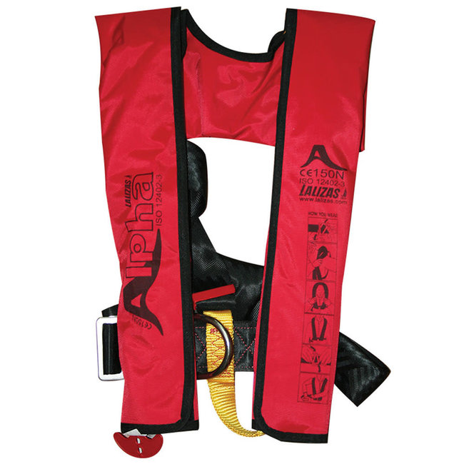 Lalizas Alpha 120N Childrens Automatic Life Jacket With Harness