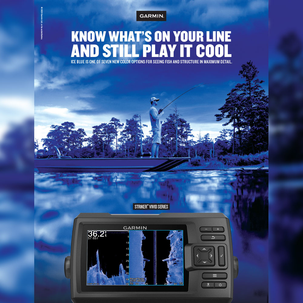 Garmin 7cv Fishfinder STRIKER Vivid with GT20TM Transducer Pirates