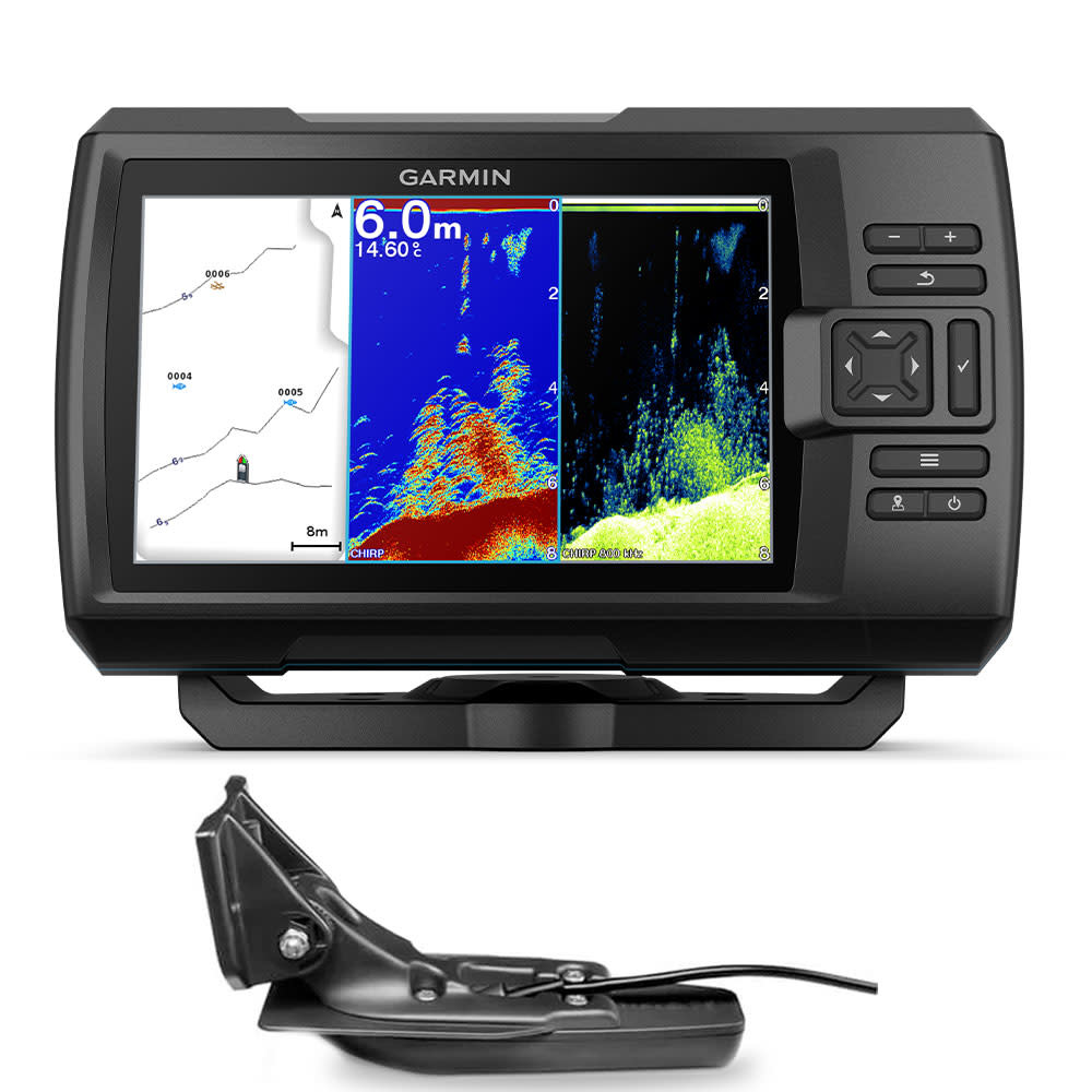 Garmin 7cv Fishfinder STRIKER Vivid with GT20TM Transducer Pirates Cave Chandlery