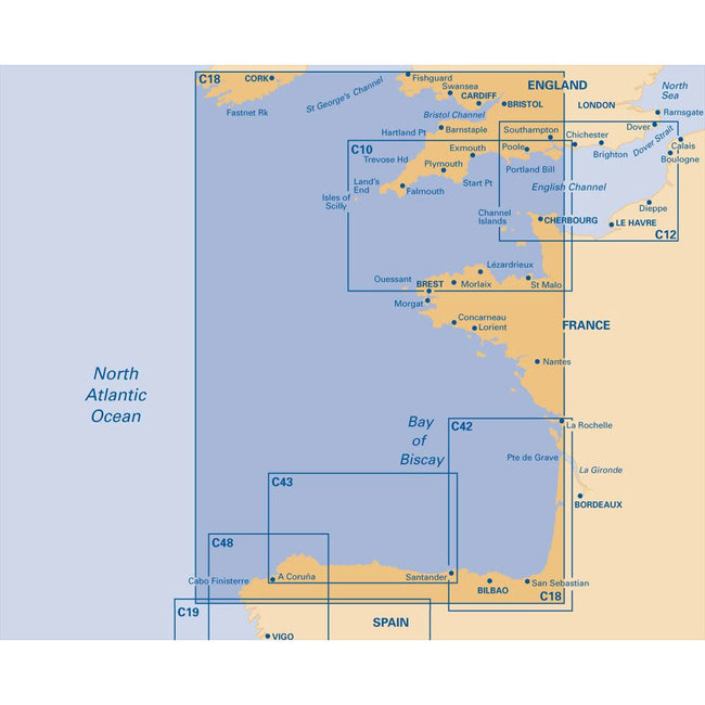 C18 Imray Western Approaches to the English Channel & Biscay - Pirates ...