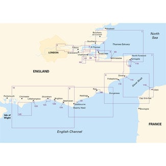 Imray Imray 2100 Kent and Sussex Coasts Chart Pack