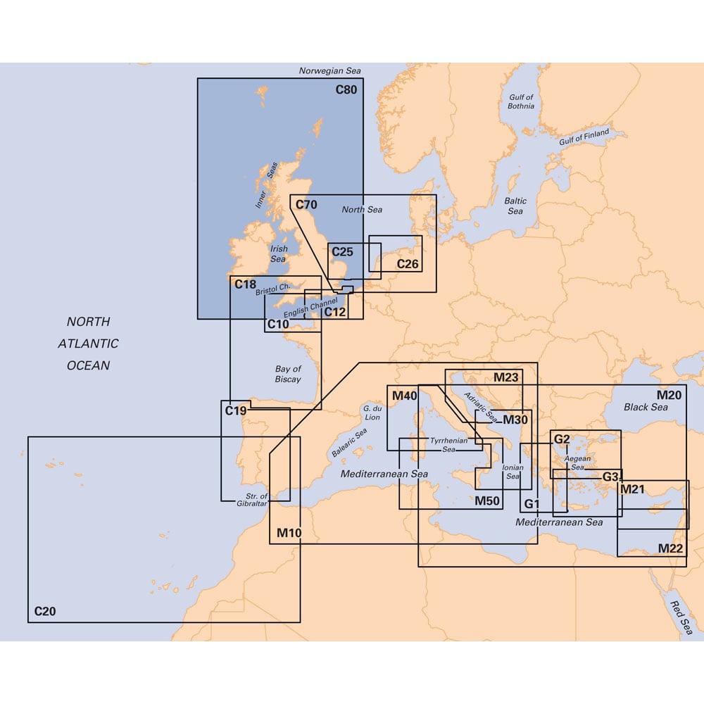 Imray C80 British Isles Charts - Pirates Cave Chandlery