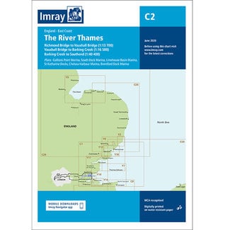 Imray Imray C2 The River Thames - Teddington to Southend Charts