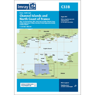 Imray Imray C33B Channel Islands (South) and North Coast of France Charts