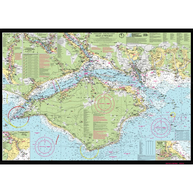 C3 Imray Isle Of Wight Charts - Pirates Cave Chandlery