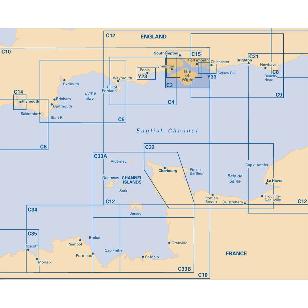 C3 Imray Isle Of Wight Charts - Pirates Cave Chandlery