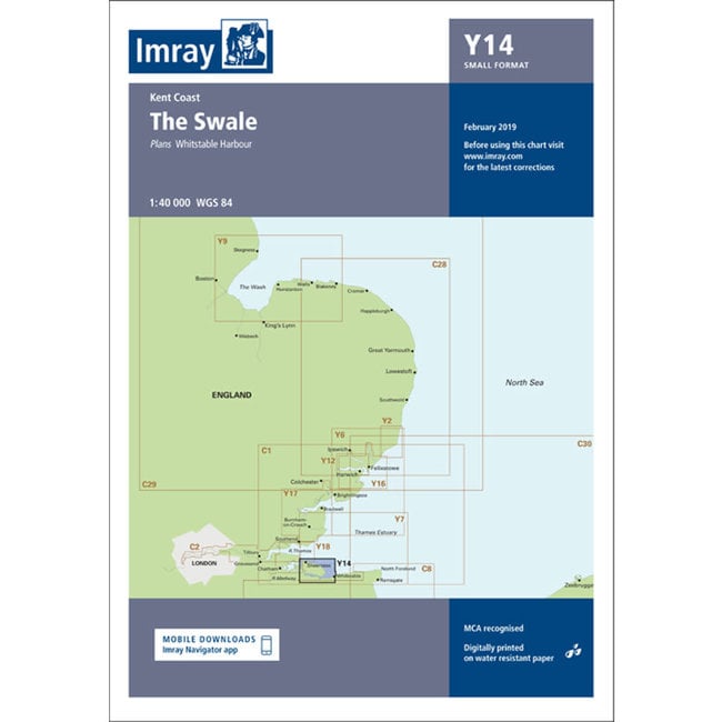 Imray Y14 The Swale Charts