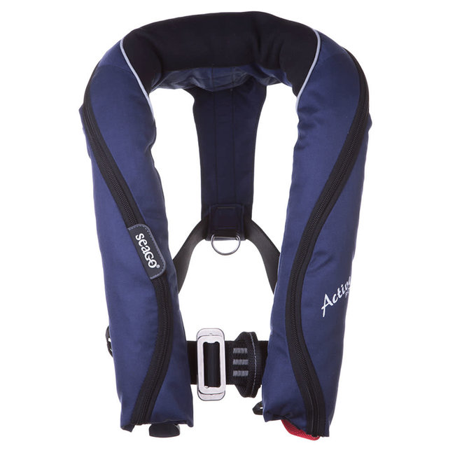 Seago Active 300N Automatic Life Jacket w/ Harness Navy