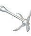 Waveline Galvanised Folding Grapnel Anchor