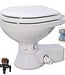 Jabsco Quiet Flush Compact Bowl Electric Toilet for Fresh Water