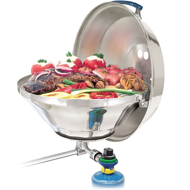 Magma 4-8 Person Marine Kettle Gas Grill Boat BBQ