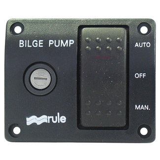 Rule Rule 43 3-Way Lit Bilge Pump Rocker Switch