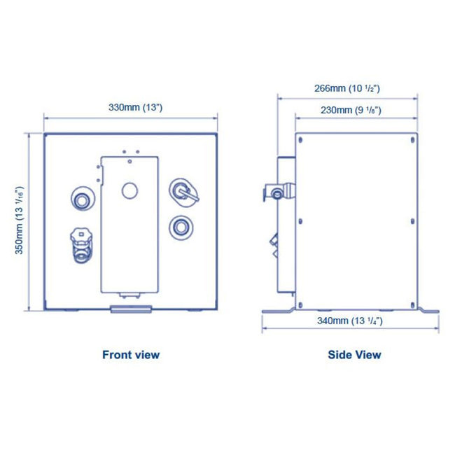 Whale 12V Water Heater S360EW Pirates Cave Chandlery