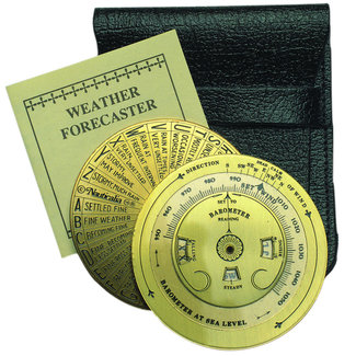 Nauticalia Brass Pocket Weather Forecaster