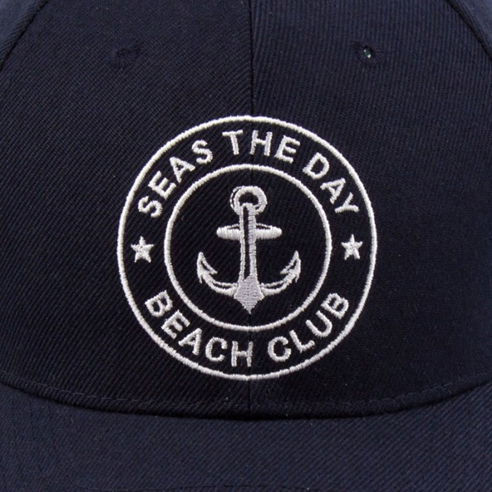 "Seas the Day" Cap Pirates Cave Chandlery