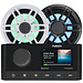 Fusion Fusion RA210 Marine Stereo + 6.5" XS Series Sports Marine Speaker w/ RGB Lighting Bundle