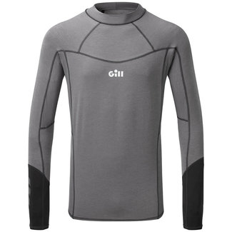 Gill Gill Men's Long Sleeve Eco Pro Rash Vest Grey