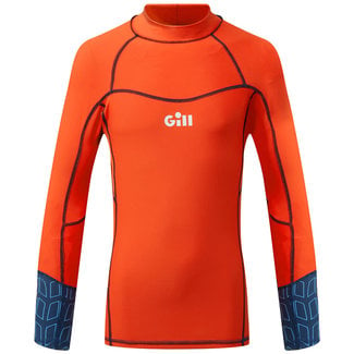 Gill Gill Junior Pro Long Sleeve Rash Vest Orange