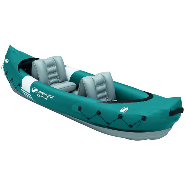 Sevylor Colorado 2 Person Inflatable Fishing Kayak, Green, Set of 2 