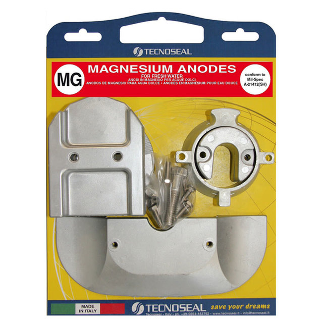 Tecnoseal Magnesium Alpha One Gen 2 Anode Engine Kit