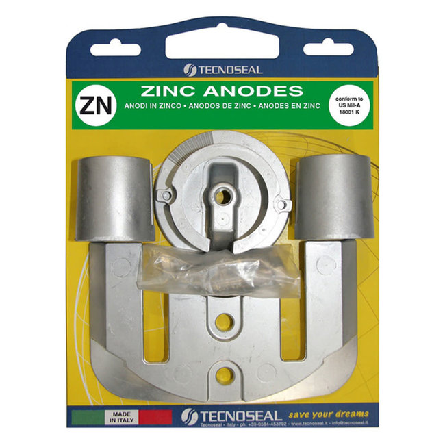 Tecnoseal Zinc Bravo One Engine Anode Kit