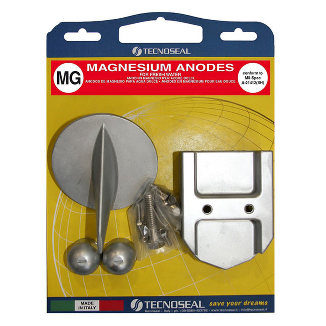 Tecnoseal Magnesium Alpha One Gen 1 Anode Engine Kit