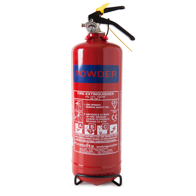 Fireblitz 13A 70B Dry Powder Fire Extinguisher 2kg