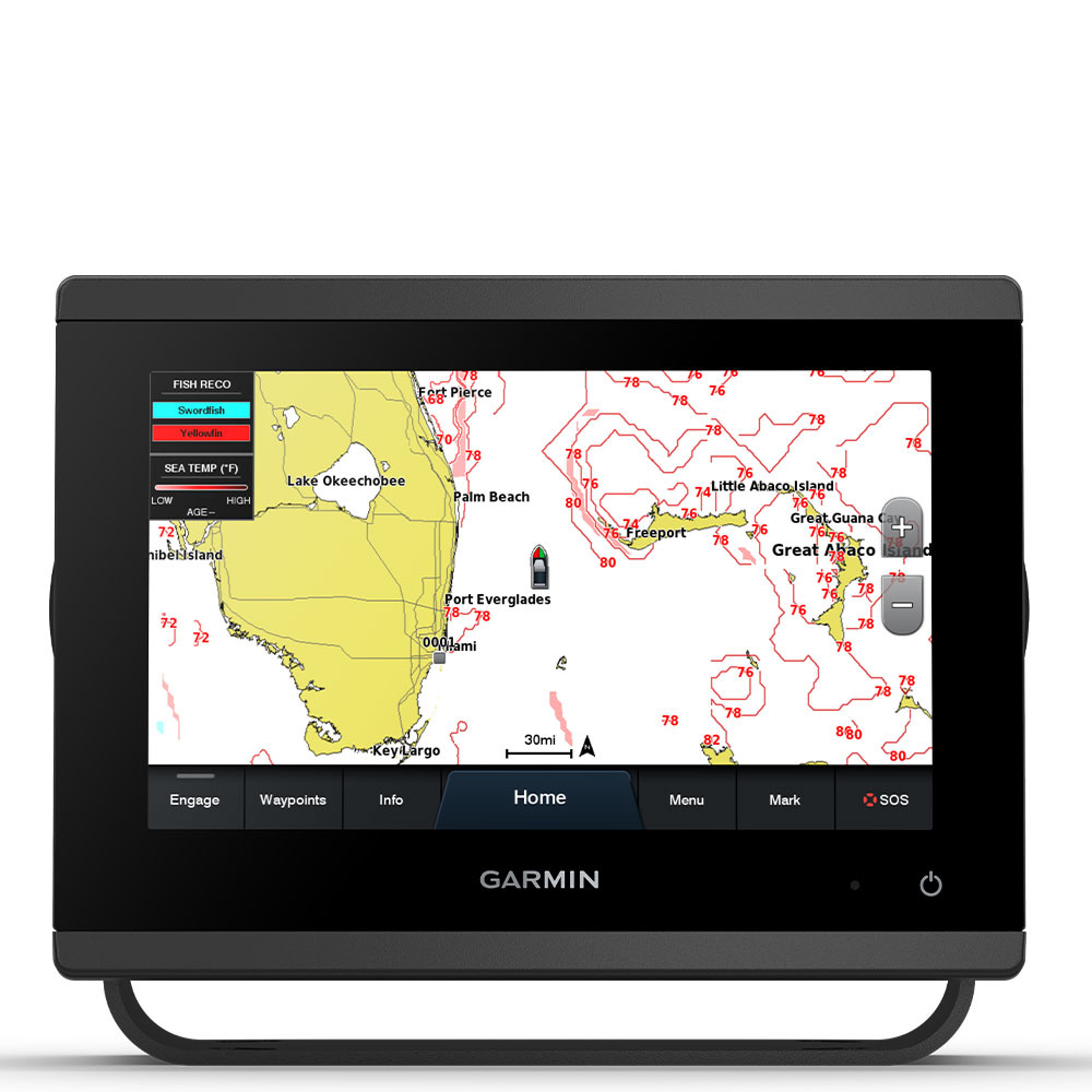 Garmin GPSMAP 723xsv 7" SideVu, ClearVU, CHIRP Chartplotter with