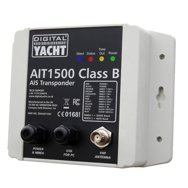 Digital Yacht AIT1500 Class B Transponder w/ GPS Antenna