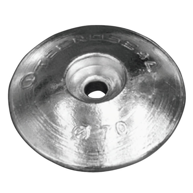 Tecnoseal Aluminium 70mm Heavy Duty Disc Anode - 00101PAL