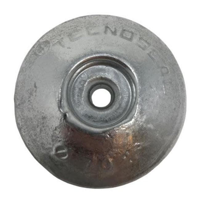 Tecnoseal Zinc Rudder Disc Anode 70mm - 00101